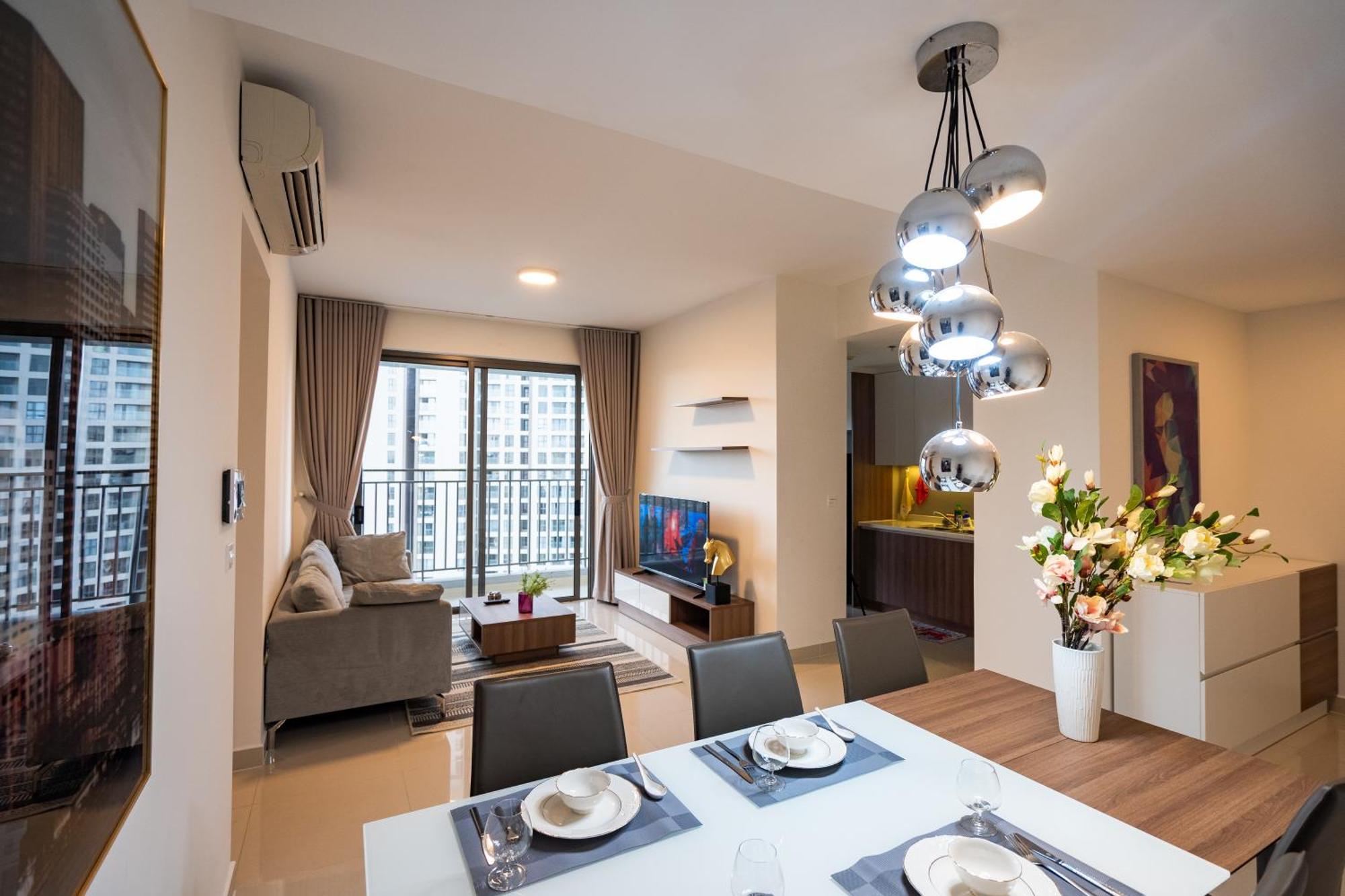 Central Business District Rivergate Apartment - Free Pickup & Pool โฮจิมินห์ซิตี้ ภายนอก รูปภาพ