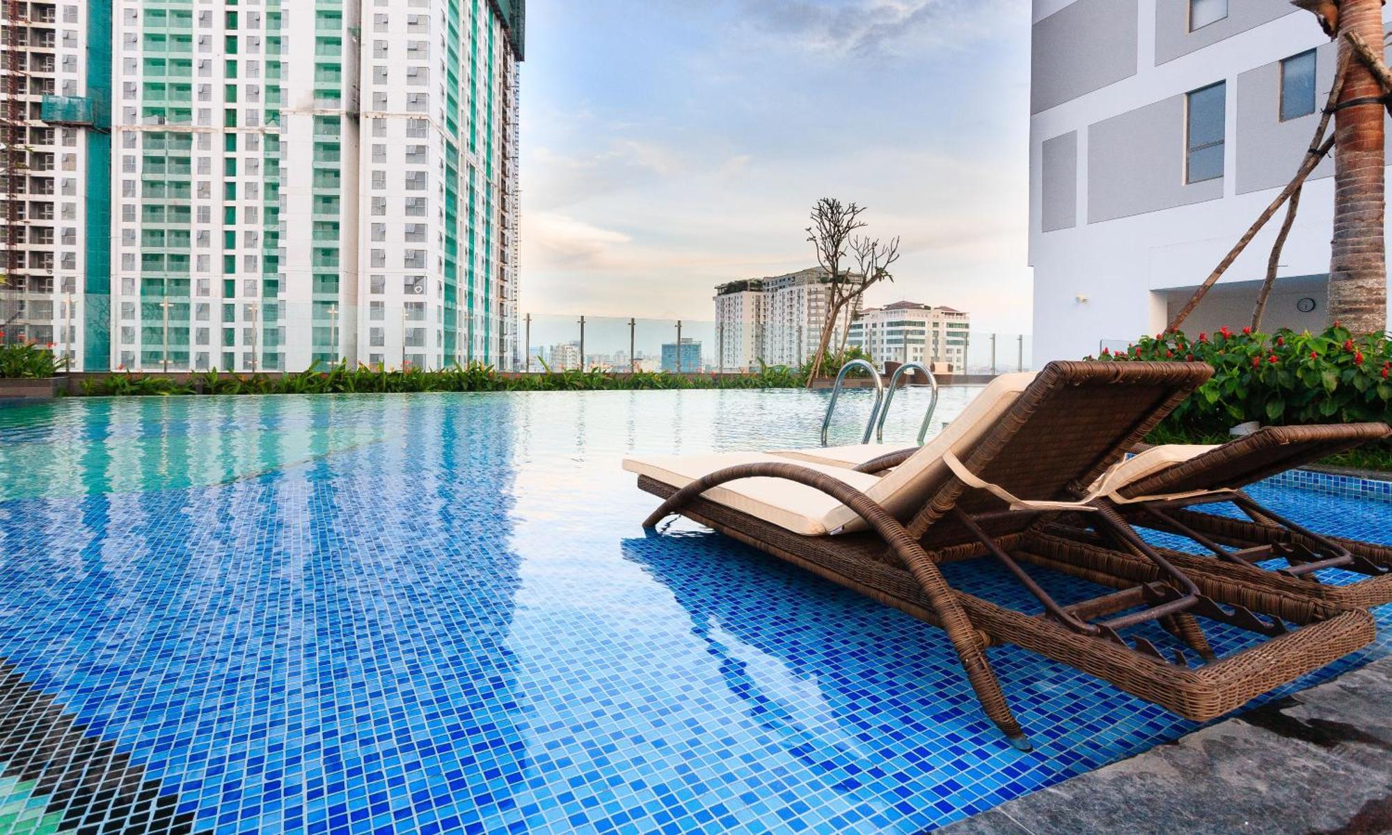 Central Business District Rivergate Apartment - Free Pickup & Pool โฮจิมินห์ซิตี้ ภายนอก รูปภาพ